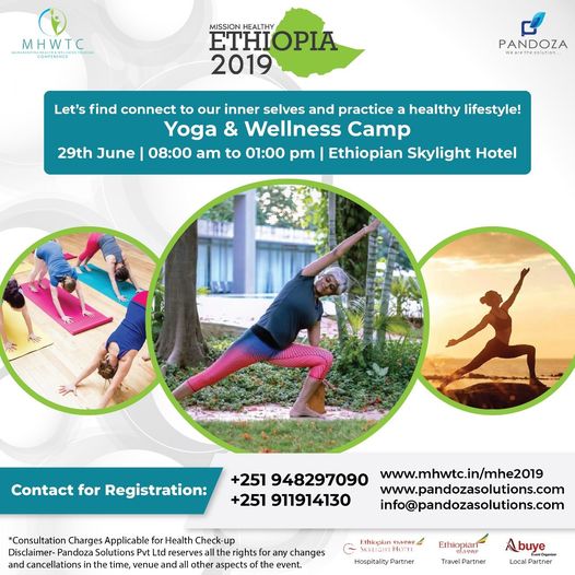 Yoga and Meditation Session at the Wellness Camp